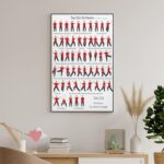 JPOSTHCZ Tai Chi 10 Forms Poster Traditional Chinese Martial Canvas Wall Art Aesthetic Decorative Painting Living Room Gym Or Meditation Studiostyle 12x18inch(30x45cm) - Image 6