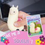 Boxer Gifts Calma Llama Stress Relief Toy | Unique Stress Balls for Adults & Teenagers - Animal Squishy Fidget Toys for Anxiety - Cool Desk Accessories | Cute Stocking Stuffer Llama Gifts - Image 3