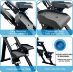 Stair Stepper for Home Vertical Climber, Foldable Full Body Exercise Aerobic Climbing Machines, Mountaineering Fitness Equipment with Adjustable Handles - Image 7