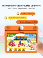 Think Academy Interactive Electronic Learning Pad - Learn-to-Read System with Sound Pages, Card-Insert for Alphabet, Words, Numbers, Music, Learning Activities for Kids 3 4 5 6 7 8 Years Old - Image 3