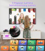 FWFX Dance Mat for Kids and Adults, 2-Player Musical Electronic Dancing Game for TV, Active Indoor Game for Family Parties - Ideal Christmas and Birthday Gift for Kids Boys Girls (Gray) - Image 9