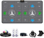 FWFX Dance Mat for Kids and Adults, 2-Player Musical Electronic Dancing Game for TV, Active Indoor Game for Family Parties - Ideal Christmas and Birthday Gift for Kids Boys Girls (Gray) - Image 10