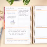 Erin Condren A5 Spiral Bound Goal Setting Planner – Metallic Abstract Circles - 4 Tabs with 160 Pages for Goal and Action Planning Inc. Steps, Weekly Check-in, Celebration Pages & More - Image 4