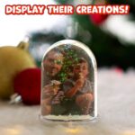 READY 2 LEARN Christmas Crafts - Design Your Own Snow Globes - Set of 4 - Christmas Snow Globes for Kids - Customizable Christmas Decorations for Home - Image 5