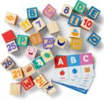 Ms. Rachel Melissa & Doug Letter, Number, and Game Wooden Learning Blocks with Activity Cards for Girls and Boys Toddlers Ages 18 Months+ - FSC Certified - Image 5