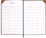 Travel Journal with Guided Pages, 6" x 9" Adventure Notebook with Prompts, Lotus Montage Roasted Pecan - Image 7