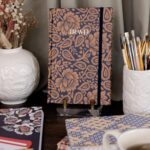 Travel Journal with Guided Pages, 6" x 9" Adventure Notebook with Prompts, Lotus Montage Roasted Pecan - Image 8