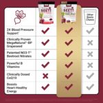 Force Factor Total Beets Ultimate Heart Health Chews for Blood Pressure Support, with Beetroot Powder, CoQ10, B Vitamins & Grapeseed Extract for Blood Flow & Energy, Black Cherry, 60 Soft Chews - Image 7