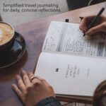 Travel Journal with Prompts - Vegan Leather Adventure Essential - Page-A-Day Travel Journal for Women Men Nonbinary - A5 Daily Diary & Traveler Notebook - Gift - Present - Image 8