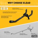ELEAD 60-Piece 2 Inch Extra Thick Pegboard Hooks, Heavy Duty Peg Board Organizer Accessories, Peg Board Tool Hangers Fit for 1/4" Pegboard Hanging Tools Garage, Workshop, and Craft Storage - Image 5