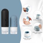 18pack Travel Bottles for Toiletries,TSA Approved Silicone Travel Containers for Toiletries,Leak Proof Refillable Liqus Shampoo And Conditioner travel Essentials toiletry Bottles - Image 5