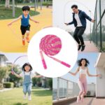 Beaded Bamboo-Segment Jump Rope - Durable PVC Skipping Rope with Anti-Slip Handle, Tangle-Free Design & Adjustable Length for Beginners - Image 6