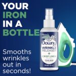 Downy Wrinkle Releaser Spray All In One Wrinkle Release Spray Travel Size, Odor Eliminator, Static Remover Fabric Refresher & Ironing Aid for Clothes 3 Fl Oz (Pack of 2), Crisp Linen Scent - Image 3