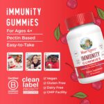 Mary Ruth's 5-1 Immunity Gummies with Elderberry for Kids & Adults | Cherry | Pectin Based | Vegan | 90 Count - Image 9