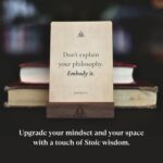The Philosopher’s Deck - 52 Daily Stoic Motivational Cards with Display Stand and Journal Prompts Designed for Personal Growth, Gifts for Men and Women, Perfect Office Decor for Men - Image 3
