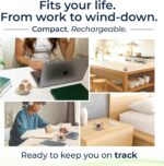 Mindsight Focused Activity Timer & Tracker | Promotes Work Life Balance & Productivity | Pomodoro 'Plus' w/ 5 Fixed timers + 5 curated Wellness Activities | Office Desk Accessory | Mindfulness | ADHD - Image 7