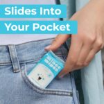 Impossibly Compact Travel Flushable Wipes - 99.5% Water and Aloe - Safe for Sensitive Skin, Hypoallergenic & Unscented - Travel Essentials for Adults, Kids & Baby Care - 8 Pack Total 48 Wipes - Image 3