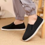 Tai Chi Kung fu Shoes Unisex Traditional Martial Arts Footwear Old Beijing Cloth Non-Slip Lightweight Training Shoes Four-Season Breathable Slip-on Slippers - Image 4