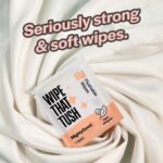 MightyGood. Wipe That Tush On-The-Go Flushable Wipes - 1 pack, 30 individually Wrapped Wipes, Fragrance Free - Extra Large & Soft - Hypoallergenic & Fragrance Free With Aloe & Vitamin E - Plant-Based - Image 5