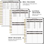 Budget Planner - Monthly Financial Organizer with Expense & Bill Tracker, Undated Finance Planner/Account Book for Effective Money Management, Spiral Binding,6.3"x8.4", Black - Image 7