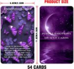 Purple Love Oracle Cards 54 Romantic Love Oracle Deck for Twin Flames, Soulmates, Emotional Guidance & Shadow Work - Image 5
