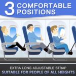 2-Pack Airplane Travel Footrest Hammock - Perfect Airplane Foot Hammock to Relax Your Feet - Travel Essentials Comfy Foot Hanger Plane Footrest for Long Trip - Image 4