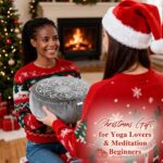 Hihealer Meditation Cushion, Traditional Tibetan Meditation Pillow Velvet Cover - Large Floor Cushion Seating for Adults - Yoga Buckwheat Bolster for Women、Moms - Image 8