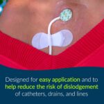 TIDI 3300M-10PK Grip-Lok Medium Securement Device ― Pack of 10 ― Catheter Stabilization Device ― White ― Low-Profile Design for Comfort― Home Healthcare ― FSA Eligible Medical Supplies - Image 6