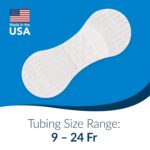 TIDI 3300M-10PK Grip-Lok Medium Securement Device ― Pack of 10 ― Catheter Stabilization Device ― White ― Low-Profile Design for Comfort― Home Healthcare ― FSA Eligible Medical Supplies - Image 8