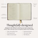 Intelligent Change 3-Month Productivity Planner Tools for Time-Management and Mindfulness, Tear-Out To-Do List, A5 Undated Quarterly Planner, Gray - Image 3