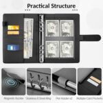 Sooez 100 Envelope Money Saving Challenge Book with 100 Pocket Pre-Numbered & Reusable Laminated Tracker, Money Saving Binder 100 Pocket Pre-Numbered,Money Book, Cool Christmas Gifts - Image 8