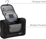 TUMI - Alpha Hanging Travel Kit - Toiletries and Cosmetics Organizer - Travel Essentials Bag with Hooks & Pockets - Black - Image 4