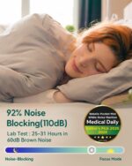 Babelio White Noise Sound Machine for Adults Kids Baby, Mini, 15 Non-looping Sounds, Timer, Memory Function, Easy to Pocket and Travel White - Image 4