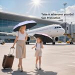 BAODINI Travel Mini Umbrella for Purse With Case Small Compact UV Sun Protection Sun Lightweight Tiny Pocket Manual Open Close Umbrella for Women Kids and Men - Image 7