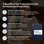 BestSelf Project Action Pad - Daily Task Planner, To-Do List & Action Pad for Boosting Productivity and Effective Project Management - Image 3