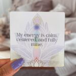 Aura Chakra Affirmations & Ritual Deck: 57 Daily Mindfulness & Meditation Activity Cards | Balance Mind, Body & Spirit | Wellness Self-Care Gift for Women - Stand and Pouch - Image 3