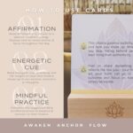 Aura Chakra Affirmations & Ritual Deck: 57 Daily Mindfulness & Meditation Activity Cards | Balance Mind, Body & Spirit | Wellness Self-Care Gift for Women - Stand and Pouch - Image 4