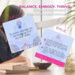 Aura Chakra Affirmations & Ritual Deck: 57 Daily Mindfulness & Meditation Activity Cards | Balance Mind, Body & Spirit | Wellness Self-Care Gift for Women - Stand and Pouch - Image 5