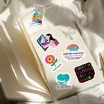 100 Pcs Mental Health Stickers, Cute Anxiety Waterproof Vinyl for Laptop, Phone, Water Bottle, Luggage, Kids Teens Boys Girls Women - Image 5