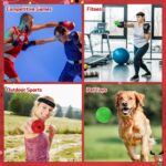 Soulchen 12 Pack Christmas Boxing Reflex Ball with 6 Headband and 6 Carry Bag, Boxing Ball for Reflex Training Fitness Improve Hand Eye Coordination, Punching Speed for Family - Image 6