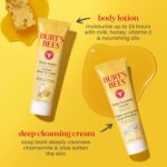 Burt's Bees Christmas Gifts - Essentials Everyday Set, 5 Travel Size Products for Stocking Stuffers - Deep Cleansing Cream, Hand Salve, Body Lotion, Foot Cream and Original Lip Balm - Image 6