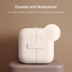 AMIRO M2 Travel Makeup Bag with 5 Level Brightness & 3 Color LED Mirror, Portable Makeup Artist Organizer, White - Image 8