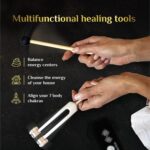 Tuning Forks for Healing Set (128Hz, 256Hz, 512Hz) — Essential Yoga and Meditation Accessories & Sound Therapy Devices - Image 5