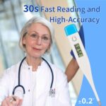 Intelligent Digital Thermometer,LCD Display Screen,Fast Measurement,Suitable for Children and Adults,Easy to Maintain Cleanliness and Hygiene,Bringing Family Health,Light Blue - Image 5
