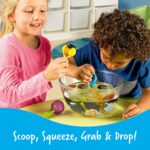 Learning Resources Helping Hands Fine Motor Tool Set Toy - Sensory Bin Sand Toys, Montessori, Plastic Tweezers, Therapy Games For Toddler, Homeschool Preschool Supplies - Image 3