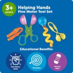 Learning Resources Helping Hands Fine Motor Tool Set Toy - Sensory Bin Sand Toys, Montessori, Plastic Tweezers, Therapy Games For Toddler, Homeschool Preschool Supplies - Image 7