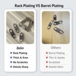 zelin Anti Theft Zipper Clips Double Opening Small Carabiner Clips, 4Pcs Elegant Zinc Alloy Zipper Pull Replacement for Travel, Commuting and Camping (Space Grey) - Image 4