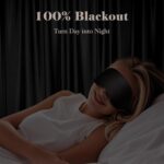 3D Eye Mask Sleep Mask for Men & Women, 100% Pressure-Free & Light Block-Out Eye Mask for Sleep with Easy Adjustable Strap, Night Eye Cover for Travel, Black - Image 3