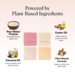 Kitsch Shampoo and Conditioner Set - 4pc Sampler Bars with Rice Water Shampoo and Conditioner, Castor Oil Shampoo & Coconut Oil Conditioner - Bottle-Free Beauty for Hair Growth, Repair & Moisture - Image 6