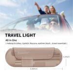 Silicone Makeup Brush Holder Travel Cosmetic Bag：Soft Portable Cosmetic Face Brushes Holder with Upgrade Anti-Fall Out Magnetic Closure, Large Travel Makeup Brush Case - Walnut - Image 7